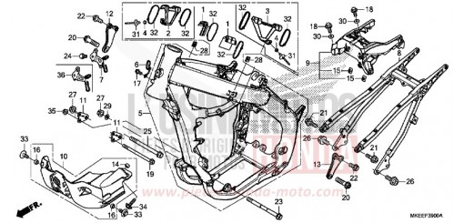 CARROSSERIE DE CHASSIS CRF450RXL de 2020